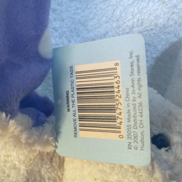 Dan Dee Cottontale Collection Bunny Rabbit Plush Easter Polka Dot Bow 2007 - Picture 5 of 5